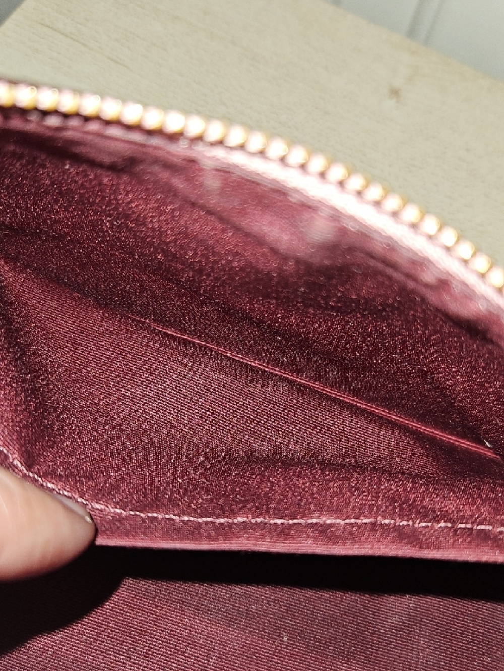 Coach X Disney Pink Pebbled Leather Cosmetic Pouch with Mickey Skate Graphic - Picture 8 of 10